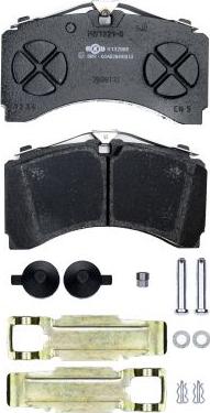 Textar 2924401 - Sada brzdových platničiek kotúčovej brzdy parts5.com