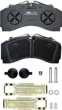 Textar 2924601 - Sada brzdových platničiek kotúčovej brzdy parts5.com