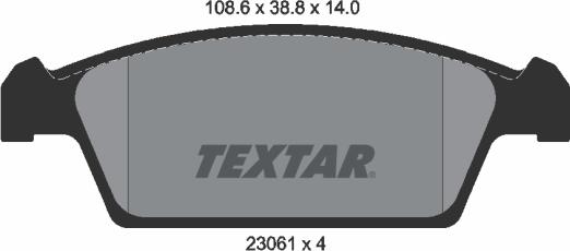 Textar 2306101 - - - parts5.com