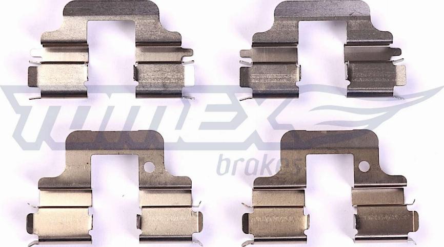 TOMEX brakes TX 44-48 - Set accesorii, placute frana parts5.com