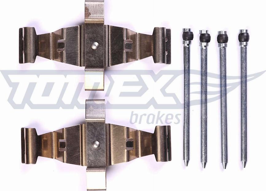 TOMEX brakes TX 44-51 - Komplet pribora, obloga disk kočnica parts5.com