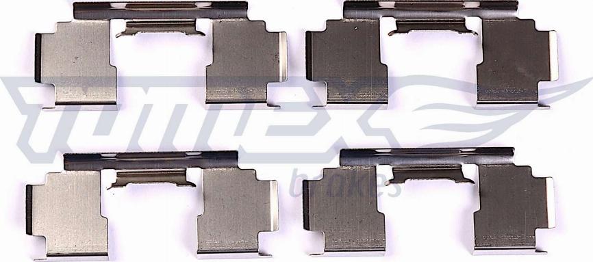 TOMEX brakes TX 44-15 - Aksesuar seti, diskli fren balatası parts5.com