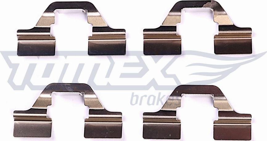 TOMEX brakes TX 44-10 - Set accesorii, placute frana parts5.com