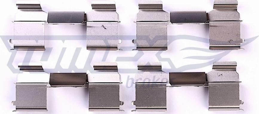 TOMEX brakes TX 44-39 - Komplet pribora, pločica disk kočnice parts5.com