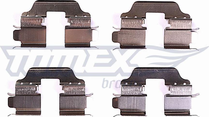 TOMEX brakes TX 44-79 - Σετ βοηθ. εξαρτημάτων, τακάκια φρένων parts5.com