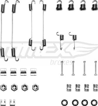 TOMEX brakes TX 40-42 - Set accesorii, sabot de frana parts5.com