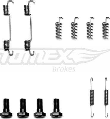 TOMEX brakes TX 40-07 - Accessory Kit, brake shoes parts5.com