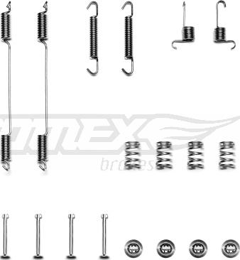 TOMEX brakes TX 40-31 - Set accesorii, sabot de frana parts5.com