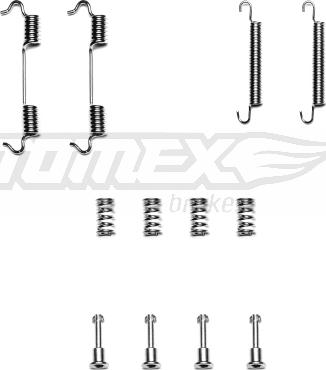 TOMEX brakes TX 40-24 - Accessory Kit, brake shoes parts5.com