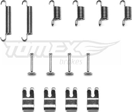 TOMEX brakes TX 41-77 - Lisakomplekt, Piduriklotsid parts5.com