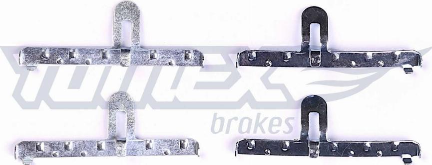 TOMEX brakes TX 43-43 - Set accesorii, placute frana parts5.com