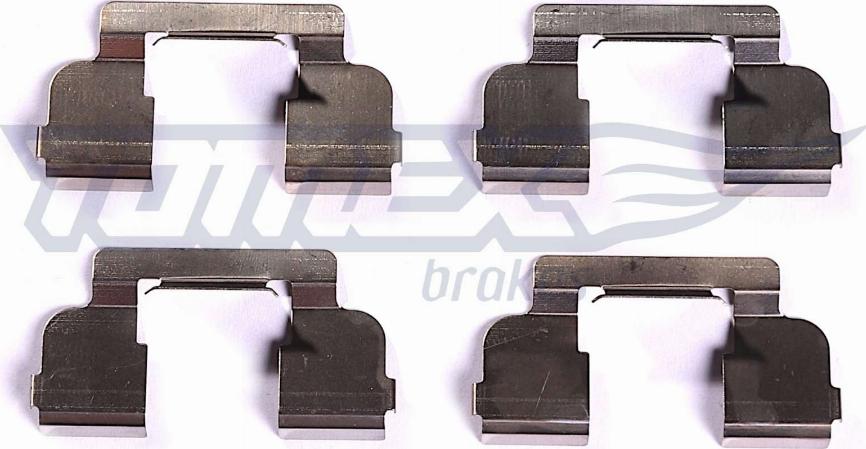 TOMEX brakes TX 43-58 - Set accesorii, placute frana parts5.com