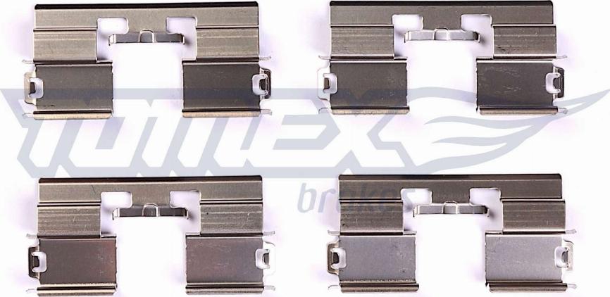 TOMEX brakes TX 43-62 - Accessory Kit for disc brake Pads parts5.com