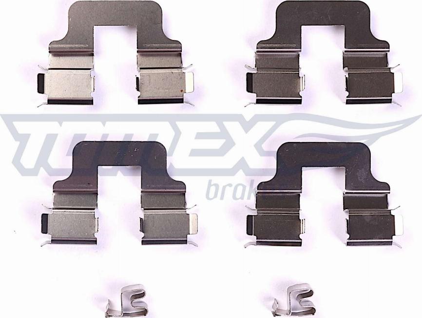 TOMEX brakes TX 43-14 - Set accesorii, placute frana parts5.com