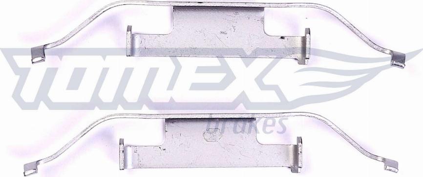 TOMEX brakes TX 43-12 - Set accesorii, placute frana parts5.com