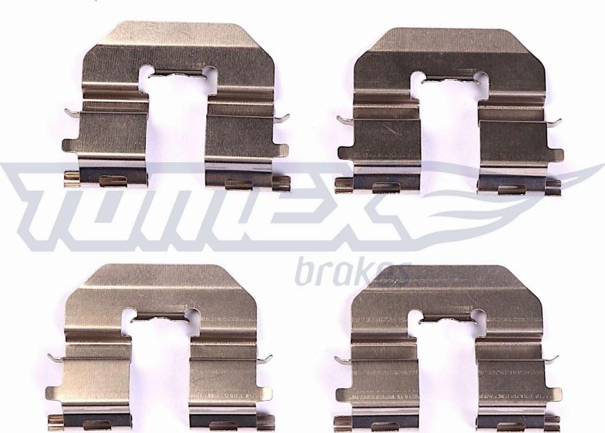 TOMEX brakes TX 43-89 - Kompletni pribor,torna obloga kolutne zavore parts5.com