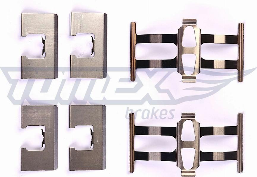 TOMEX brakes TX 43-39 - Комплект принадлежности, дискови накладки parts5.com