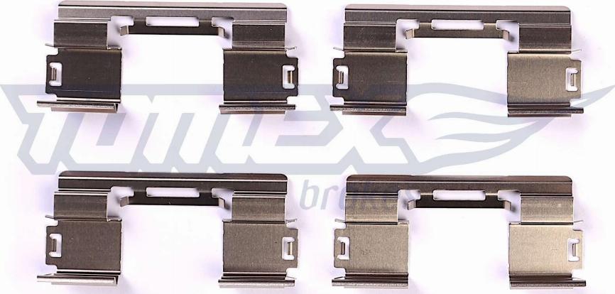 TOMEX brakes TX 43-35 - Set accesorii, placute frana parts5.com