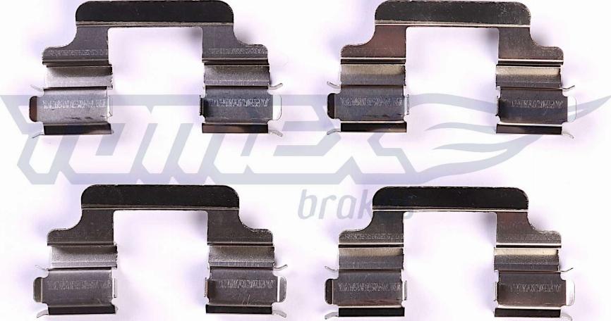 TOMEX brakes TX 43-33 - Accessory Kit for disc brake Pads parts5.com