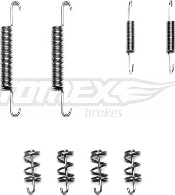 TOMEX brakes TX 42-03 - Accessory Kit, brake shoes parts5.com