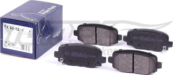 TOMEX brakes TX 60-12 - Fren balata seti, diskli fren parts5.com