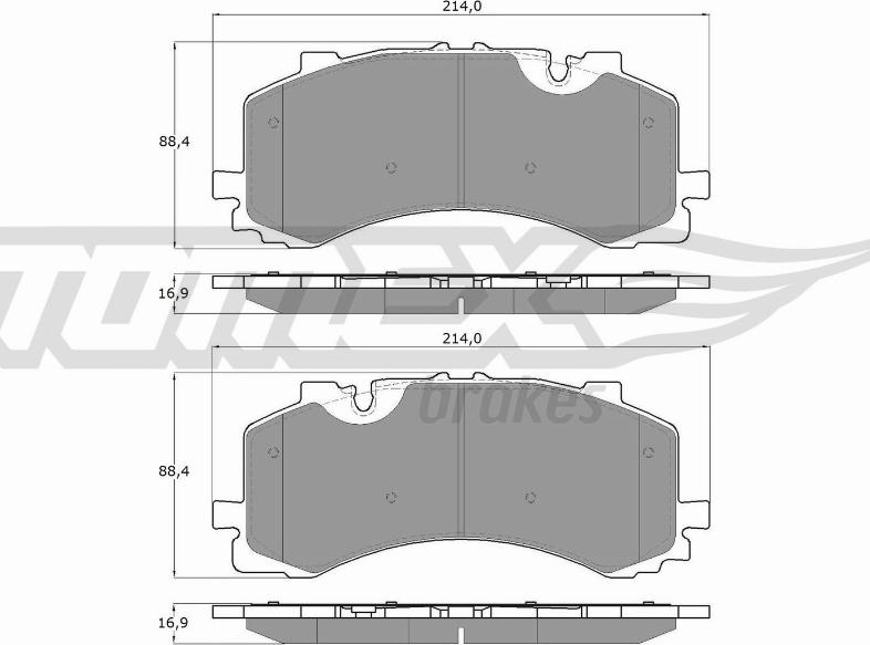 TOMEX brakes TX 19-41 - Juego de pastillas de freno parts5.com