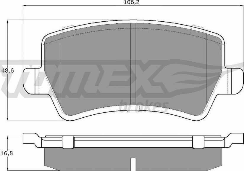 TOMEX brakes TX 14-85 - Juego de pastillas de freno parts5.com