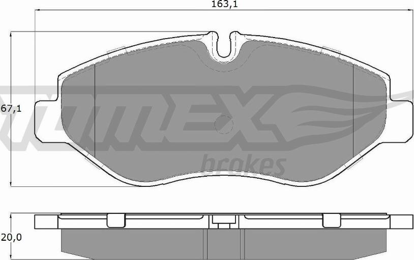 TOMEX brakes TX 15-86 - Kit de plaquettes de frein, frein à disque parts5.com