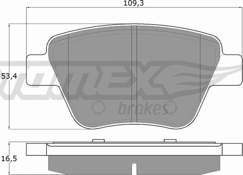 TOMEX brakes TX 16-59 - Juego de pastillas de freno parts5.com