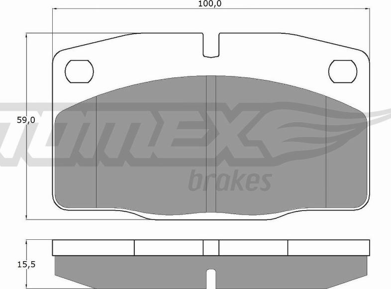 TOMEX brakes TX 10-13 - Set placute frana,frana disc parts5.com