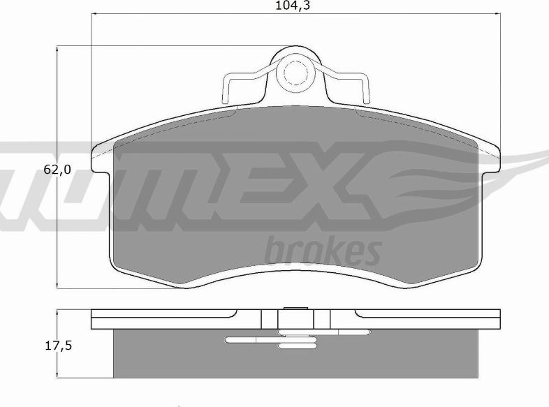 TOMEX brakes TX 10-36 - - - parts5.com