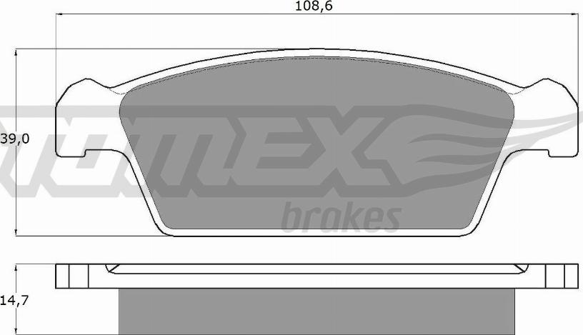 TOMEX brakes TX 10-75 - - - parts5.com