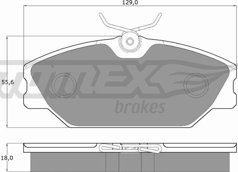 TOMEX brakes TX 10-771 - Jarrupala, levyjarru parts5.com