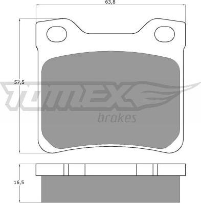 TOMEX brakes TX 11-94 - Set placute frana,frana disc parts5.com