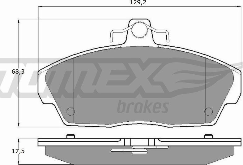 TOMEX brakes TX 11-511 - Set placute frana,frana disc parts5.com