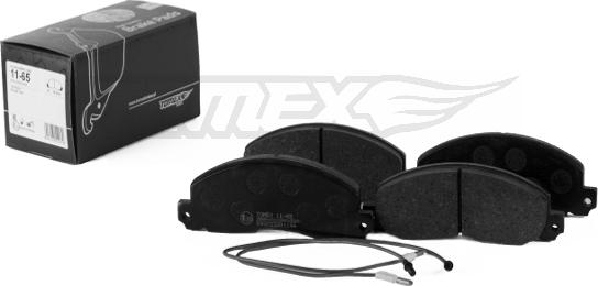 TOMEX brakes TX 11-65 - Set placute frana,frana disc parts5.com