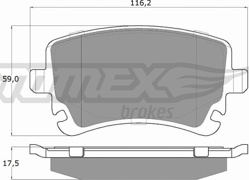 TOMEX brakes TX 13-961 - Jarrupala, levyjarru parts5.com