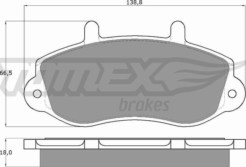 TOMEX brakes TX 13-01 - Set placute frana,frana disc parts5.com