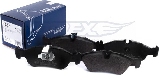 TOMEX brakes TX 12-32 - Komplet zavornih oblog, ploscne (kolutne) zavore parts5.com