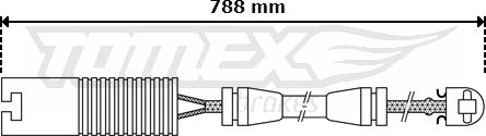 TOMEX brakes TX 30-29 - Hoiatuskontakt, piduriklotsi kulumine parts5.com