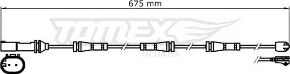 TOMEX brakes TX 31-35 - Senzor de avertizare,uzura placute de frana parts5.com