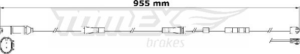 TOMEX brakes TX 31-22 - Warnkontakt, Bremsbelagverschleiß parts5.com