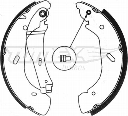 TOMEX brakes TX 20-95 - Set saboti frana parts5.com