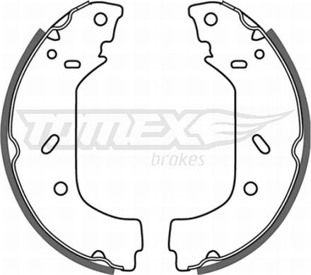 TOMEX brakes TX 20-98 - Jeu de mâchoires de frein parts5.com