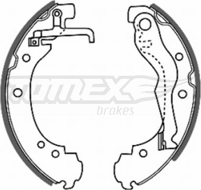 TOMEX brakes TX 20-47 - Juego de zapatas de frenos parts5.com