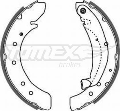 TOMEX brakes TX 20-50 - Zestaw szczęk hamulcowych parts5.com