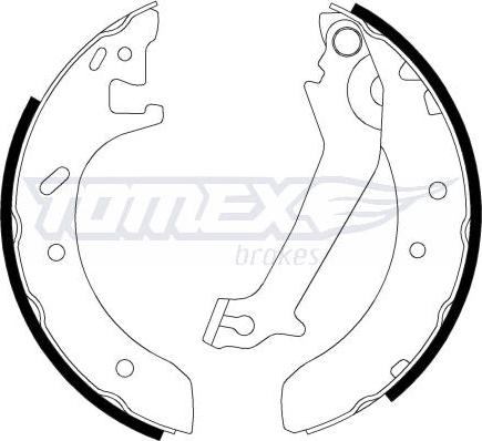 TOMEX brakes TX 20-51 - Set saboti frana parts5.com