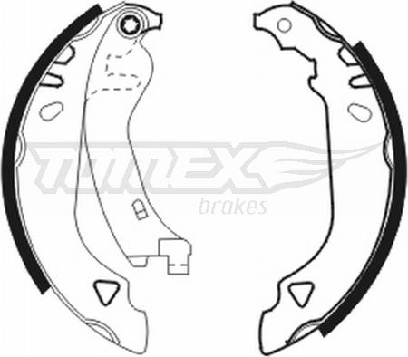 TOMEX brakes TX 20-64 - Jeu de mâchoires de frein parts5.com