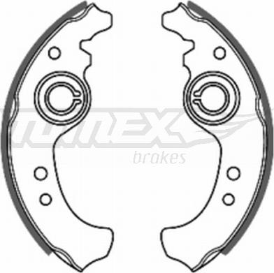 TOMEX brakes TX 20-01 - Set saboti frana parts5.com