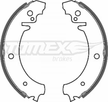 TOMEX brakes TX 20-11 - Set saboti frana parts5.com